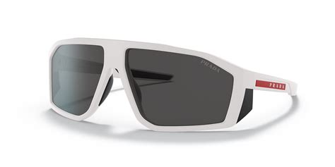 Prada Linea Rossa PS 08WS 67 Dark Grey & Matte White .